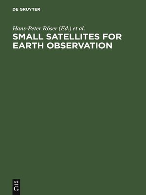 cover image of Small Satellites for Earth Observation